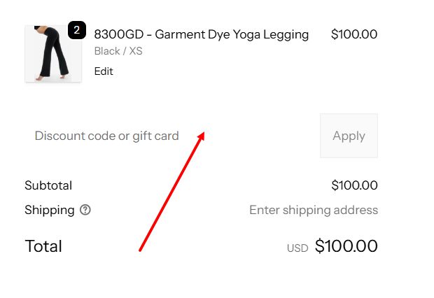 “How to apply a Los Angeles Apparel promo code”